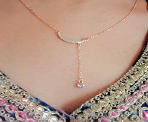 Crystal Arc necklace