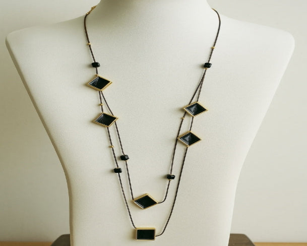 Geometric Beads Necklace