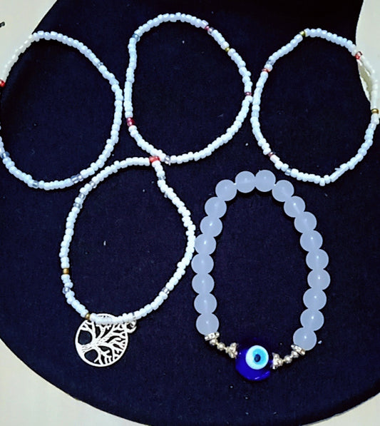 Friendship Bracelet White