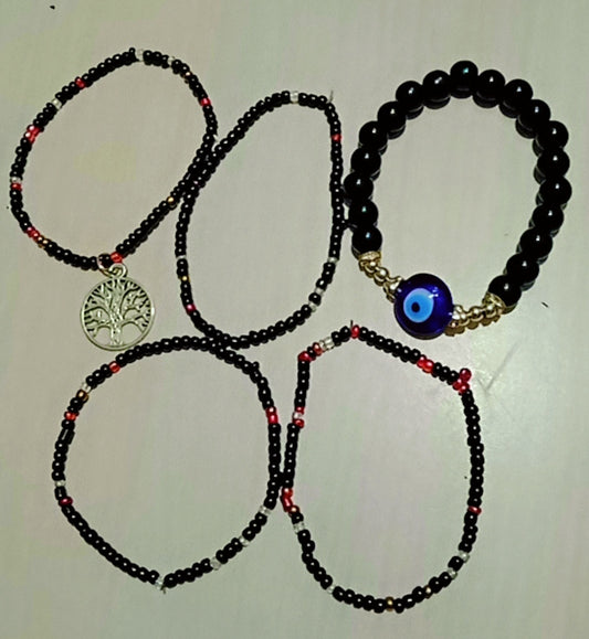 Friendship Bracelet Black