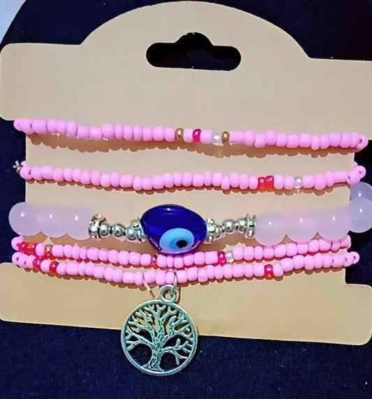 Friendship Bracelet Pink