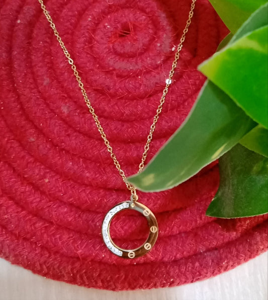 Soulmate Circle Charm necklace