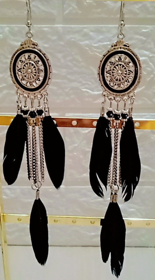 Royal Black and Silver Tassel | Light Weight Stylish for College Events
