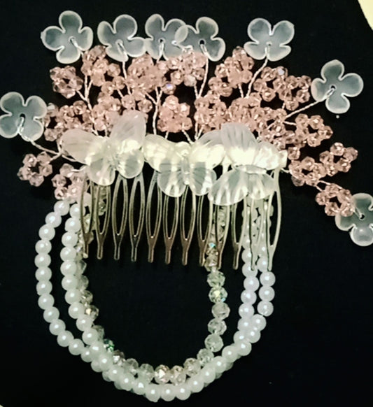 White Pearl with Pink Stellar Flowers