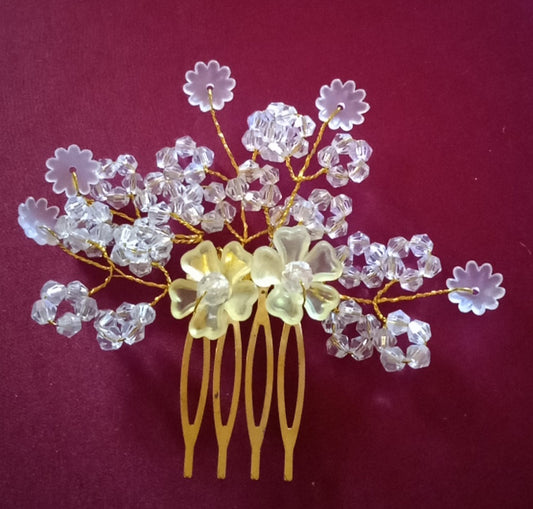 baby Pink Hair Pin for Ponytails and half hairdo